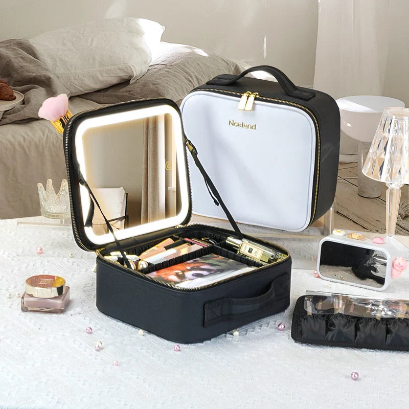 Glamour Mirror Makeup Organizer