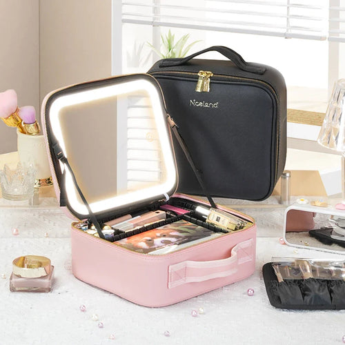 Glamour Mirror Makeup Organizer